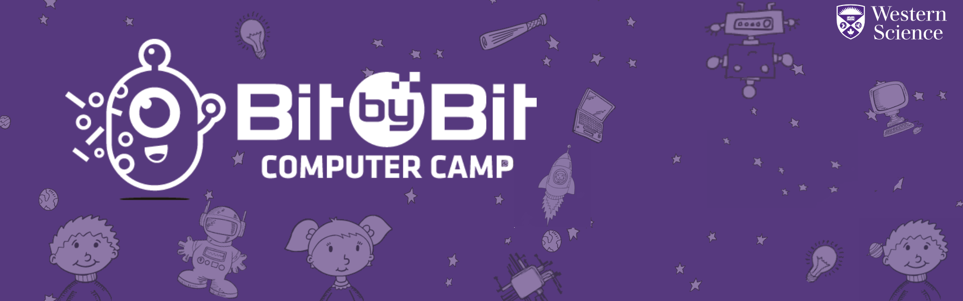 Bit by Bit Computer Camp banner