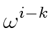 $\displaystyle \omega^{{{i-k}}}_{{}}$