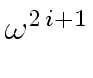 $ \omega^{{{2 \, i + 1}}}_{{}}$